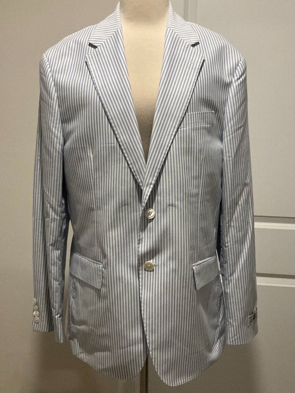 J.CREW crosby classic-fit suit jacket in portuguese cotton oxford. SIZE: 40/REGU